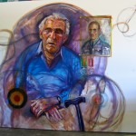 My FAther-His BAttle for Britain. Oil On Canvas 2011.1.8 x 2.4m